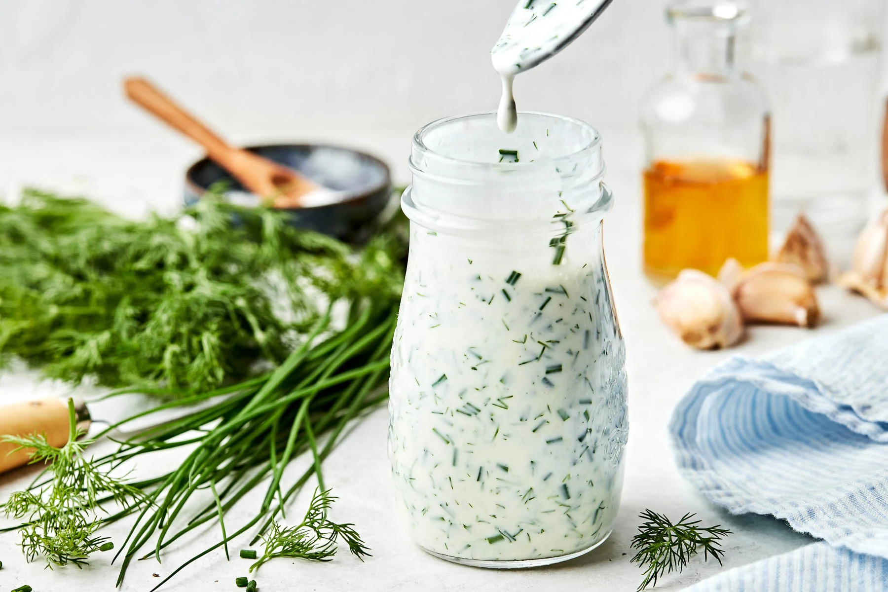 Healthy Greek Yogurt Ranch Dressing Homemade Recipe