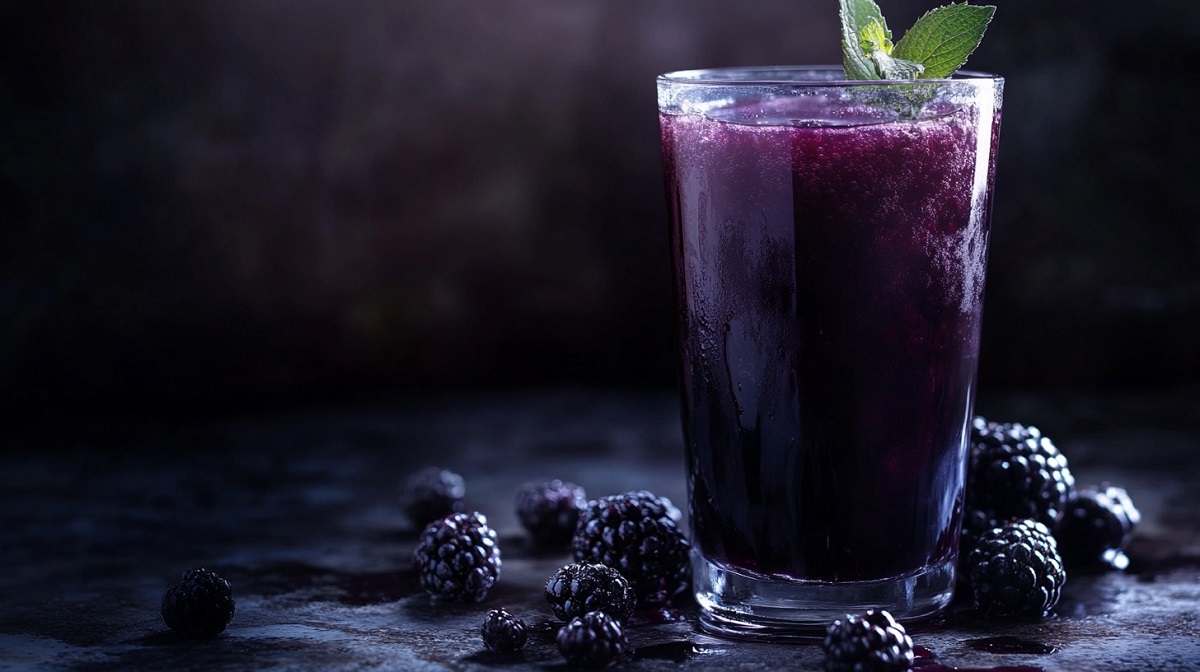 Blackberry juice as a substitute for orange juice