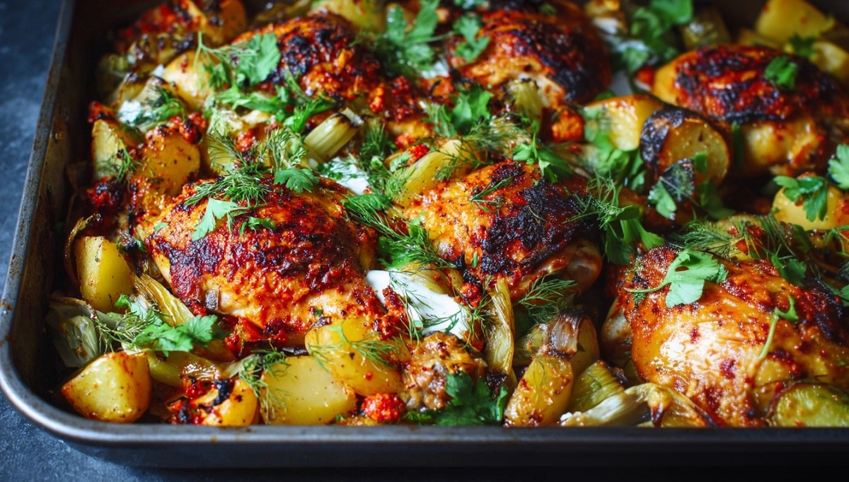 Baked Harissa Chicken