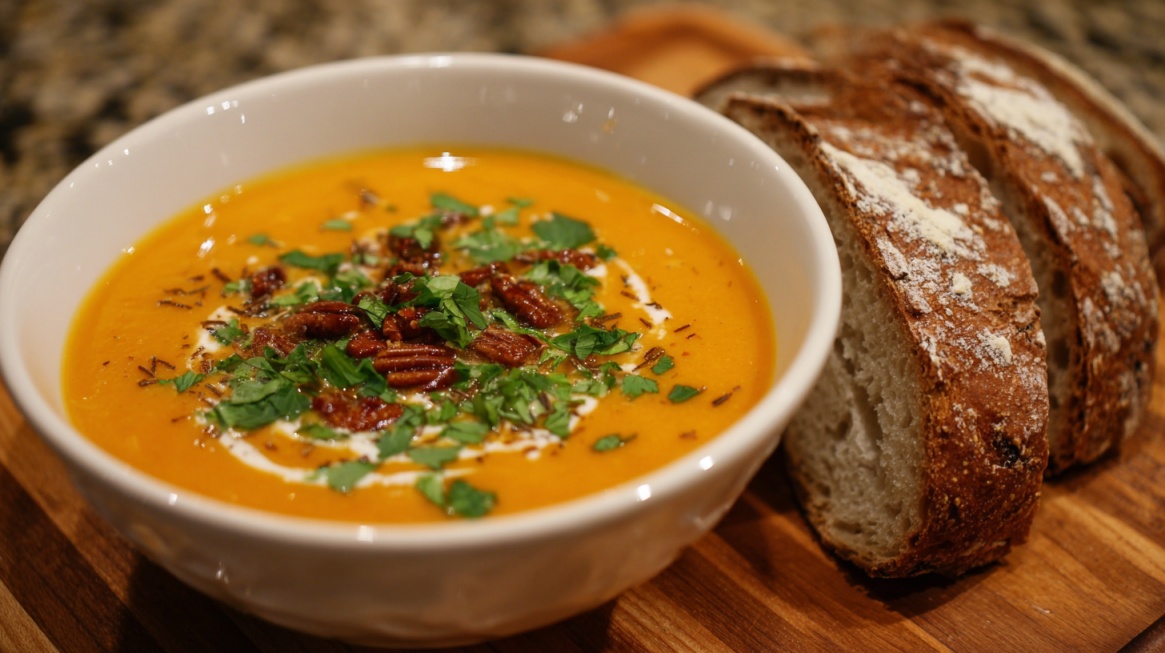 Easy Butternut Squash and Carrot Soup Recipe