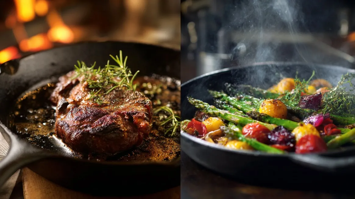 Cast Iron vs. Stainless Steel – Which Pan is Better for Searing the Perfect Steak?